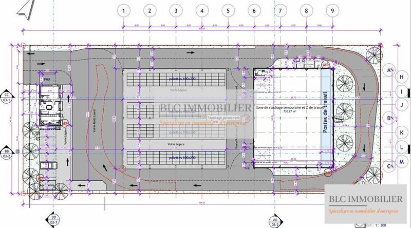 Entrepôt - 2 160 m²