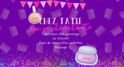 Atelier : on se chouchoute gommage