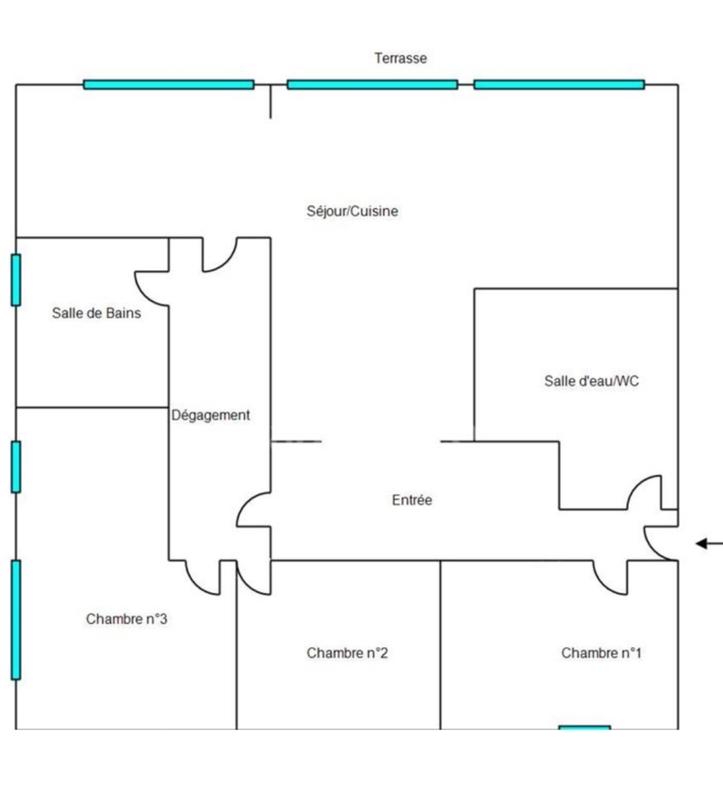 Appartement - 120 m² - 4 pièces