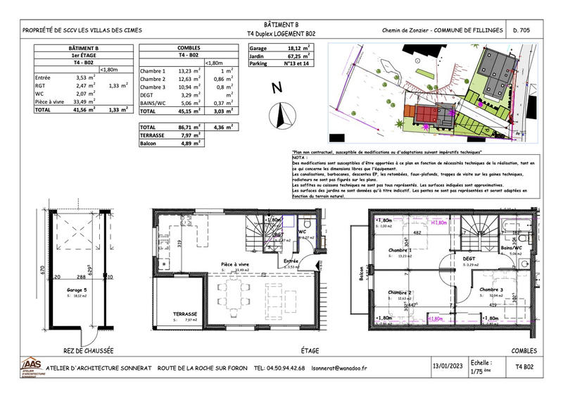 Maison - 91 m² - 4 pièces
