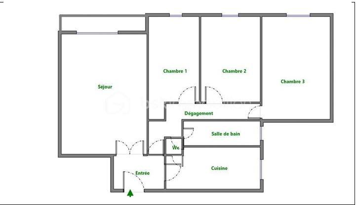 Appartement - 82 m² - 4 pièces