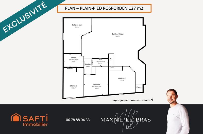 Maison - 127 m² - 5 pièces