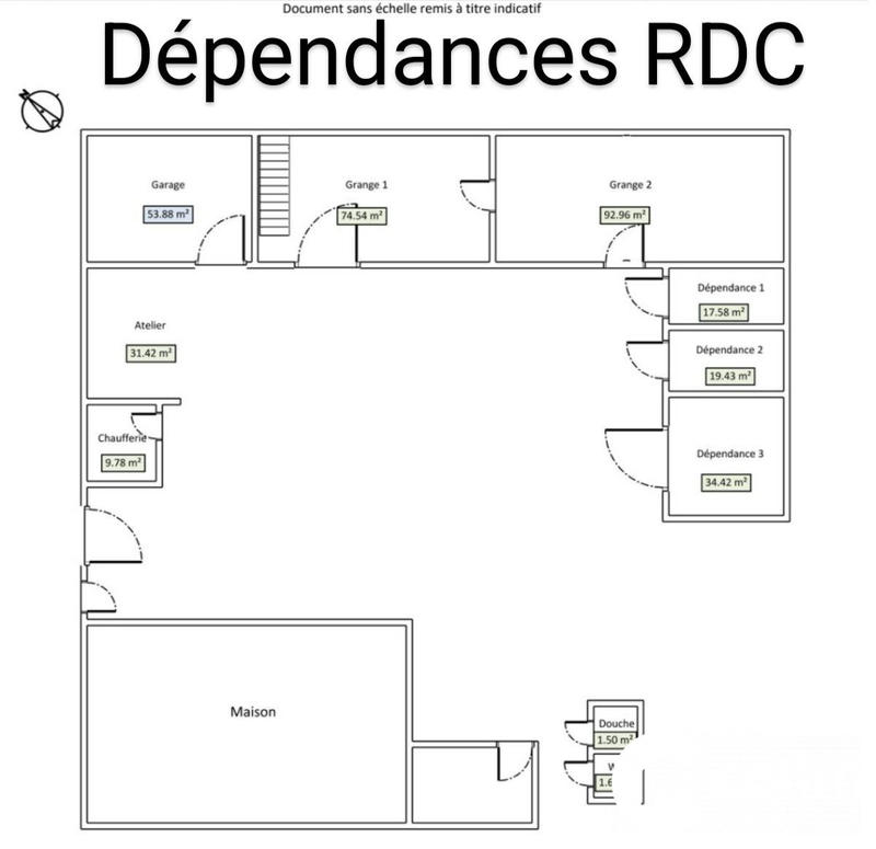 Maison ancienne - 220 m² - 8 pièces