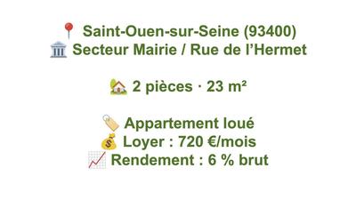 Appartement - 23 m² - 2 pièces