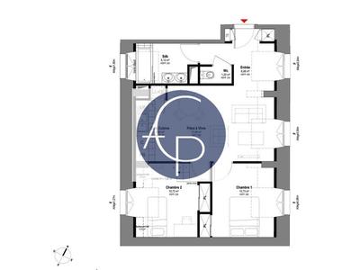 Appartement - 59 m² - 3 pièces