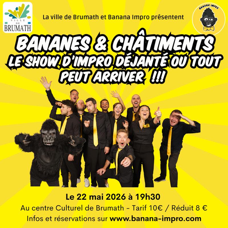 Spectacle d'improvisation : Bananes et châtiments