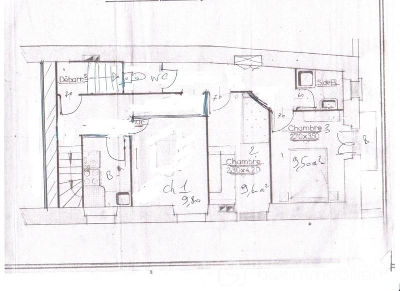 Maison de ville - 108 m² - 4 pièces