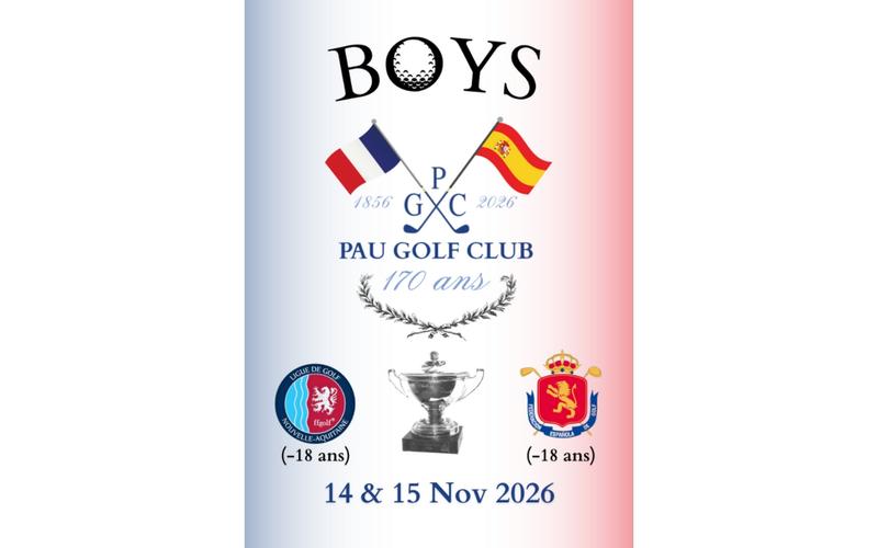 Pau Golf Club - 45° Rencontre France – Espagne « Boys » (-18 ans)