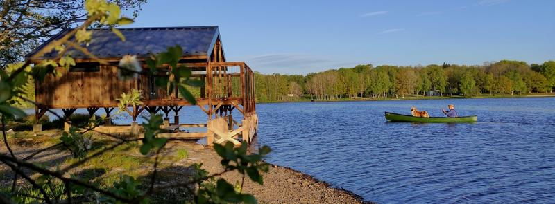 Cabanes Lacustra : Etang la Ramade
