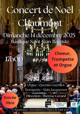 Concert de Noël à la Basilique St-Jean de Chaumont