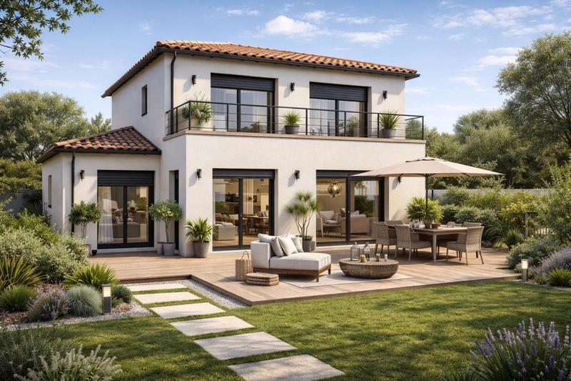 Maison - 80 m² - 5 pièces