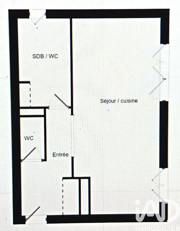 Studio - 32 m² - 1 pièce
