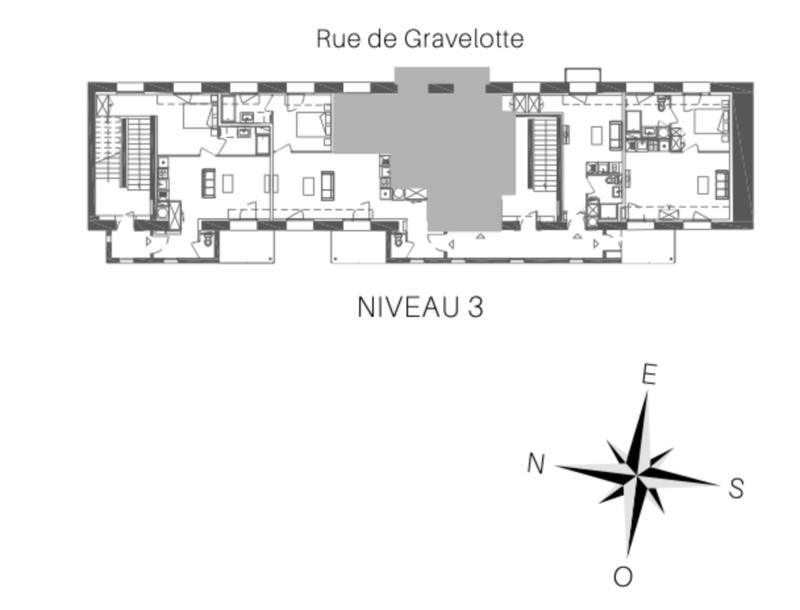 Appartement - 46 m² - 2 pièces