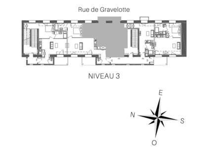 Appartement - 46 m² - 2 pièces