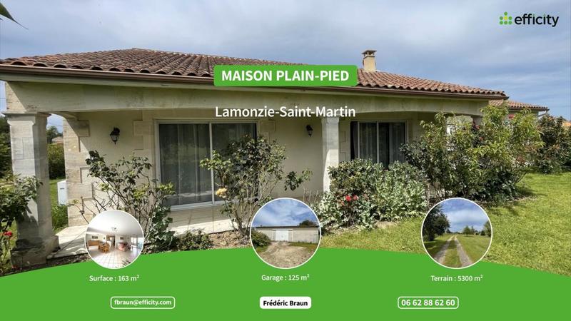 Maison - 163 m² - 6 pièces