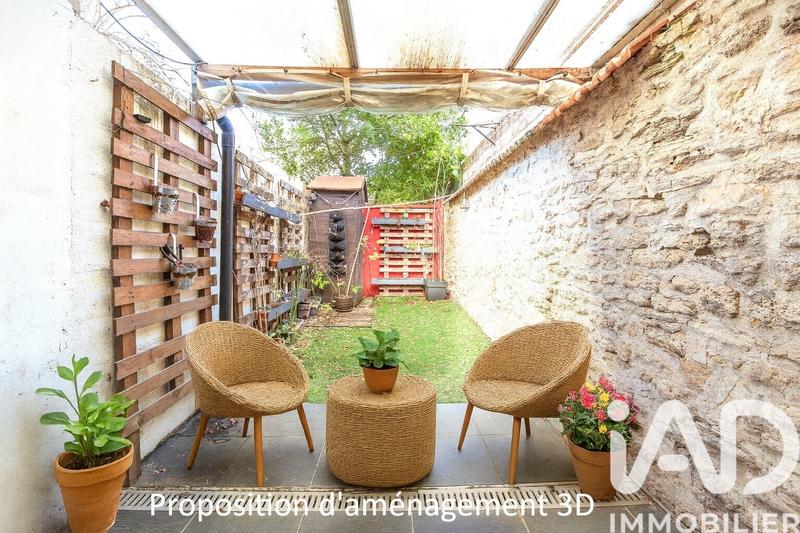 Maison - 62 m² - 3 pièces