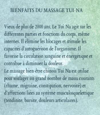 Tuina Thérapie