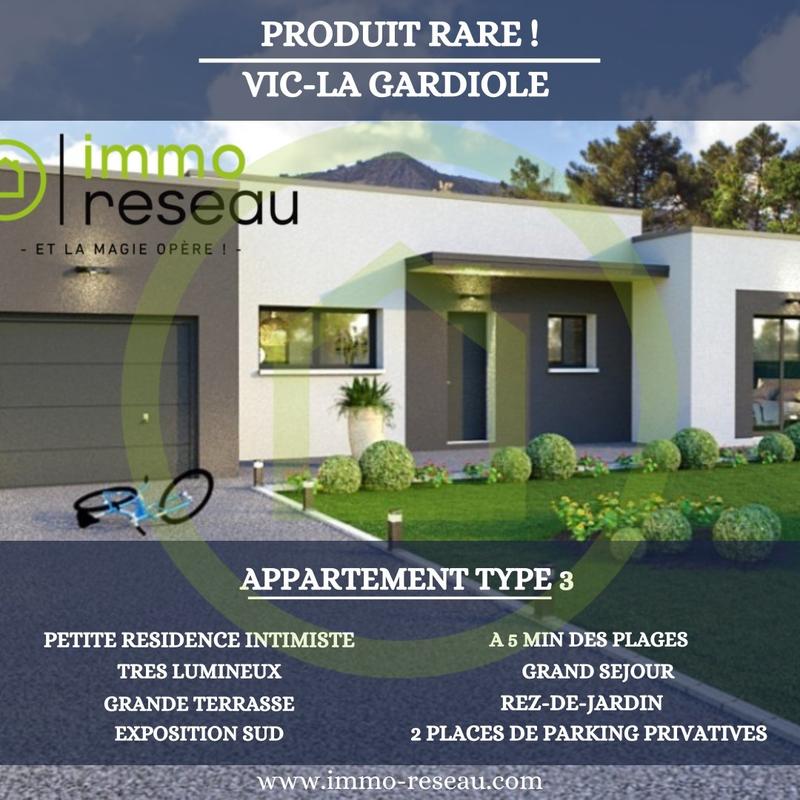 Appartement - 62 m² - 3 pièces