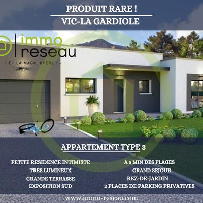 Appartement - 62 m² - 3 pièces