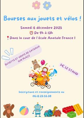 Bourse aux jouets et aux vélos