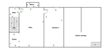 Maison ancienne - 118 m² - 7 pièces