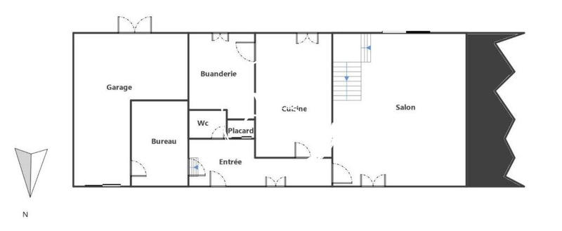 Maison ancienne - 129 m² - 5 pièces
