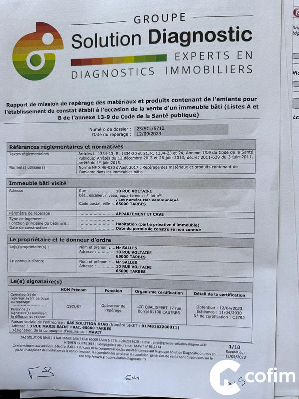 Appartement - 52 m² - 3 pièces