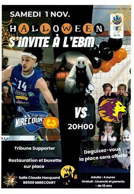 Match de Basket Nm3 - la Saint Nicolas - Effort Basket Mirecourt contre Phénix Basket Moneteau Hery