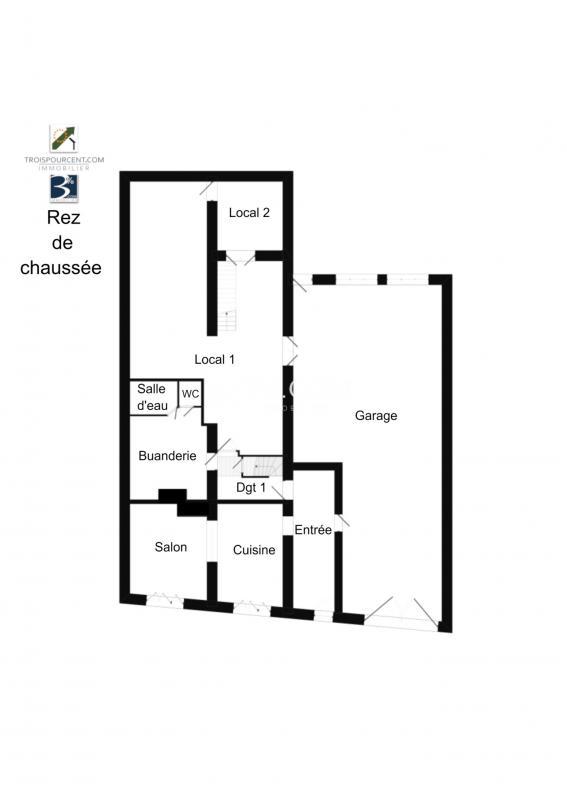 Maison de village - 130 m² - 4 pièces