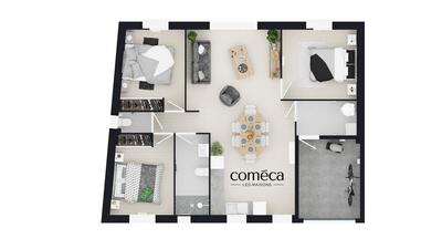 Maison - 82 m² - 4 pièces