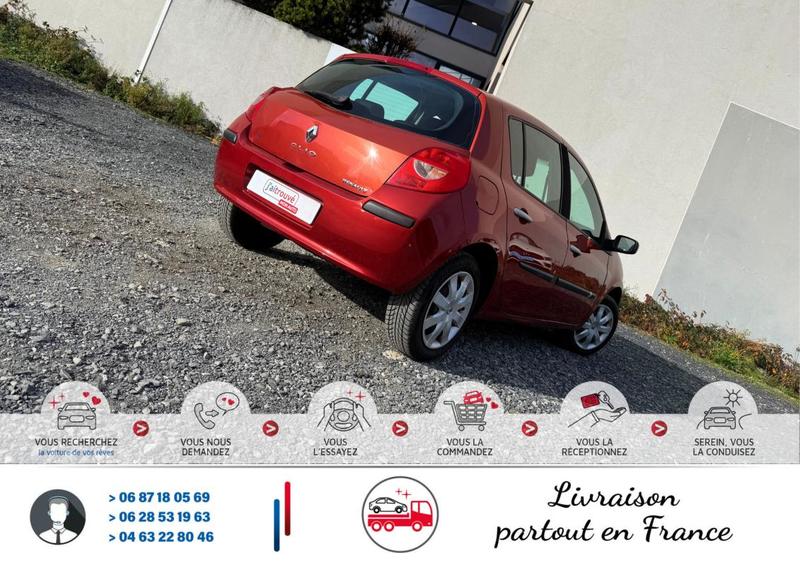 Renault Clio III 1.6 16v 88cv* 145000km*Ct Révision Kit Distribution*Véhicule Sous Garantie*100 Points de Contrôles*CarteGrise Moitié prix (Véhicule plus 10 ans)*Pneus 4 saisons ("M+S")*Climatisation*Fixation Isofix*Autoradio Cd/Mp3 Prise aux/Usb Bluetoot