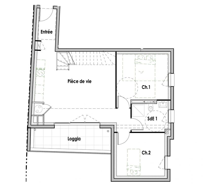 Appartement - 95 m² - 4 pièces