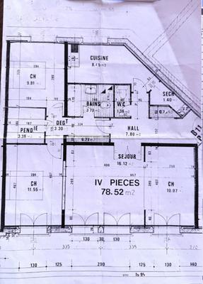 Appartement - 78 m² - 4 pièces