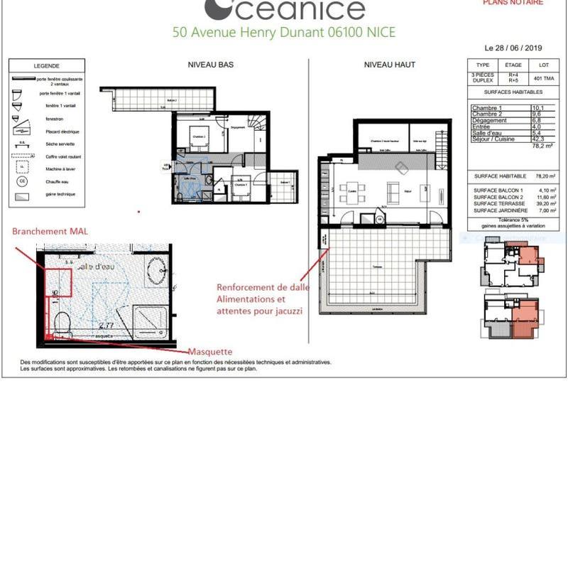 Duplex - 80 m² - 4 pièces