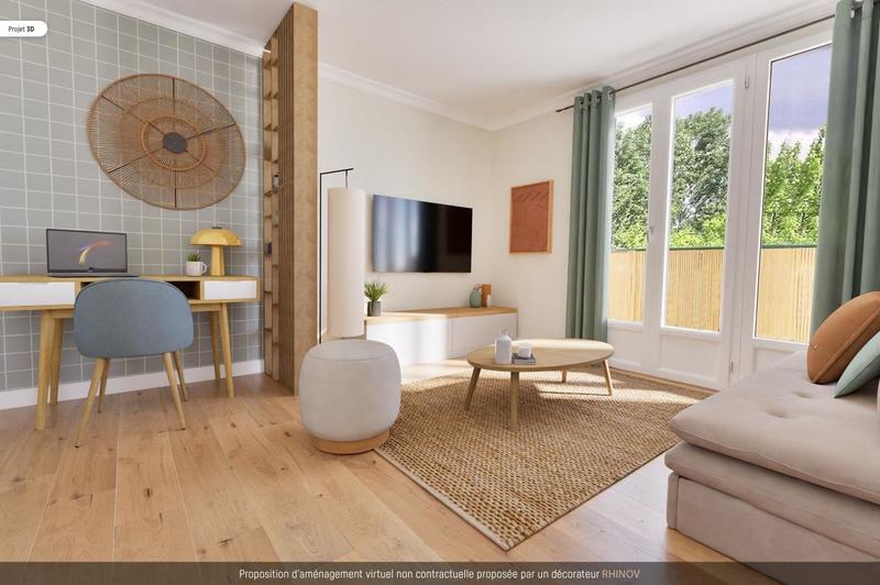 Appartement - 43 m² - 2 pièces