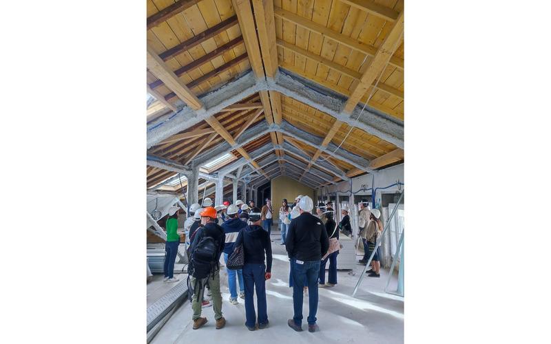 Visite du chantier du siège social de Pau Béarn Habitat