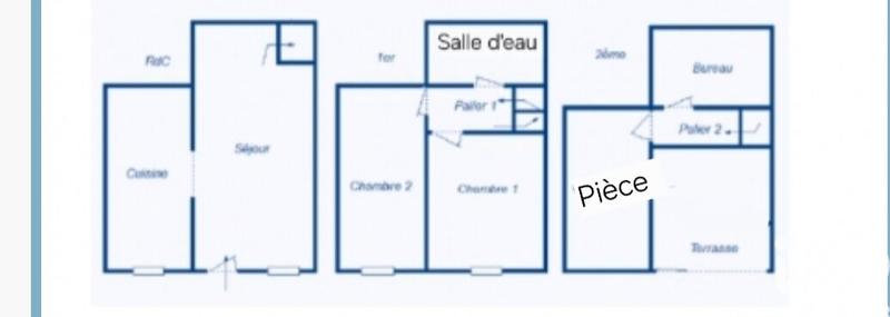 Maison de village - 87 m² - 3 pièces