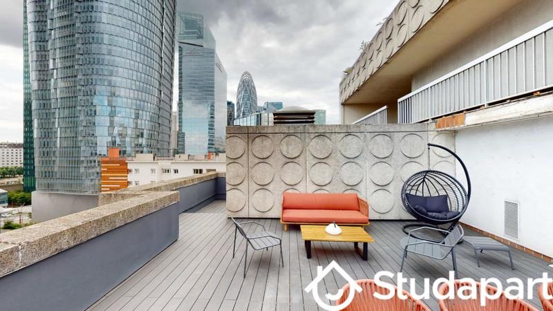 Chambre - 9 m² - 1 pièce