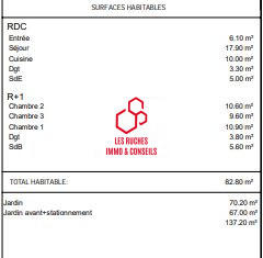 Appartement - 83 m² - 4 pièces