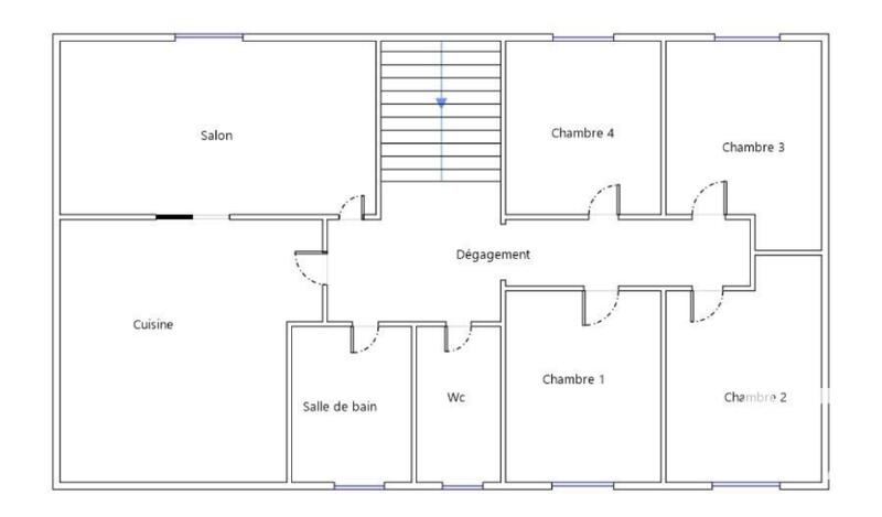 Maison - 124 m² - 6 pièces