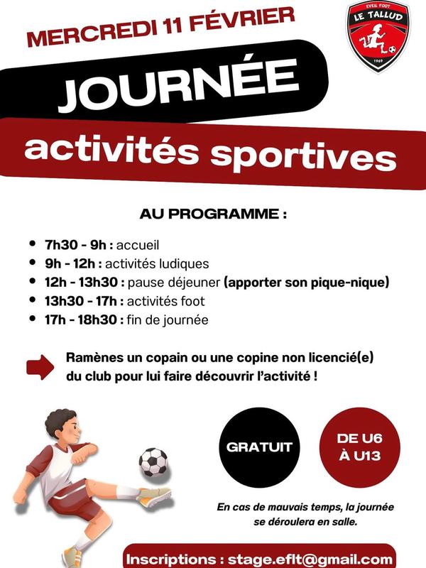 Journée Activités sportives