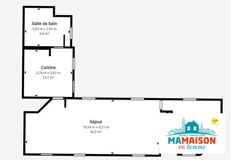 Maison ancienne - 110 m² - 6 pièces