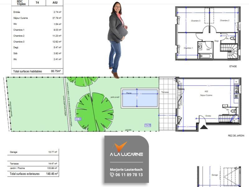 Maison - 87 m² - 4 pièces