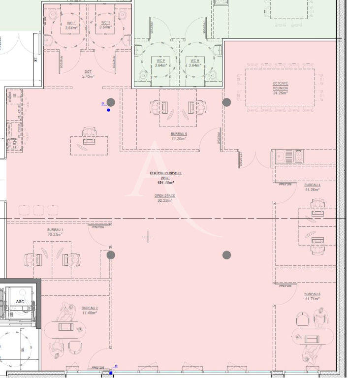 Local commercial - 191 m² - 7 pièces