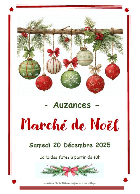Marché de Noël à Auzances
