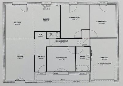 Maison - 95 m² - 5 pièces