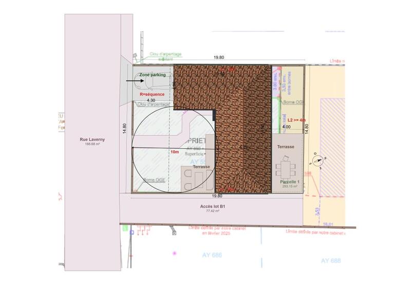 Terrain constructible - 90 m²