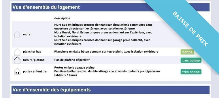 Appartement - 66 m² - 3 pièces