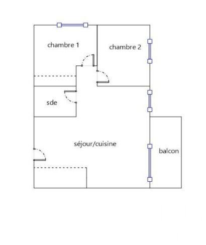 Appartement - 66 m² - 3 pièces