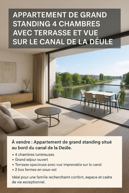 Appartement - 112 m² - 5 pièces